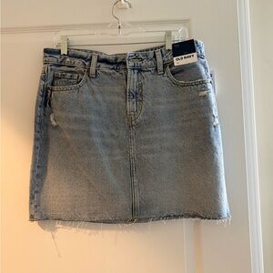 Old Navy Women's Light Blue Denim Mini Skirt